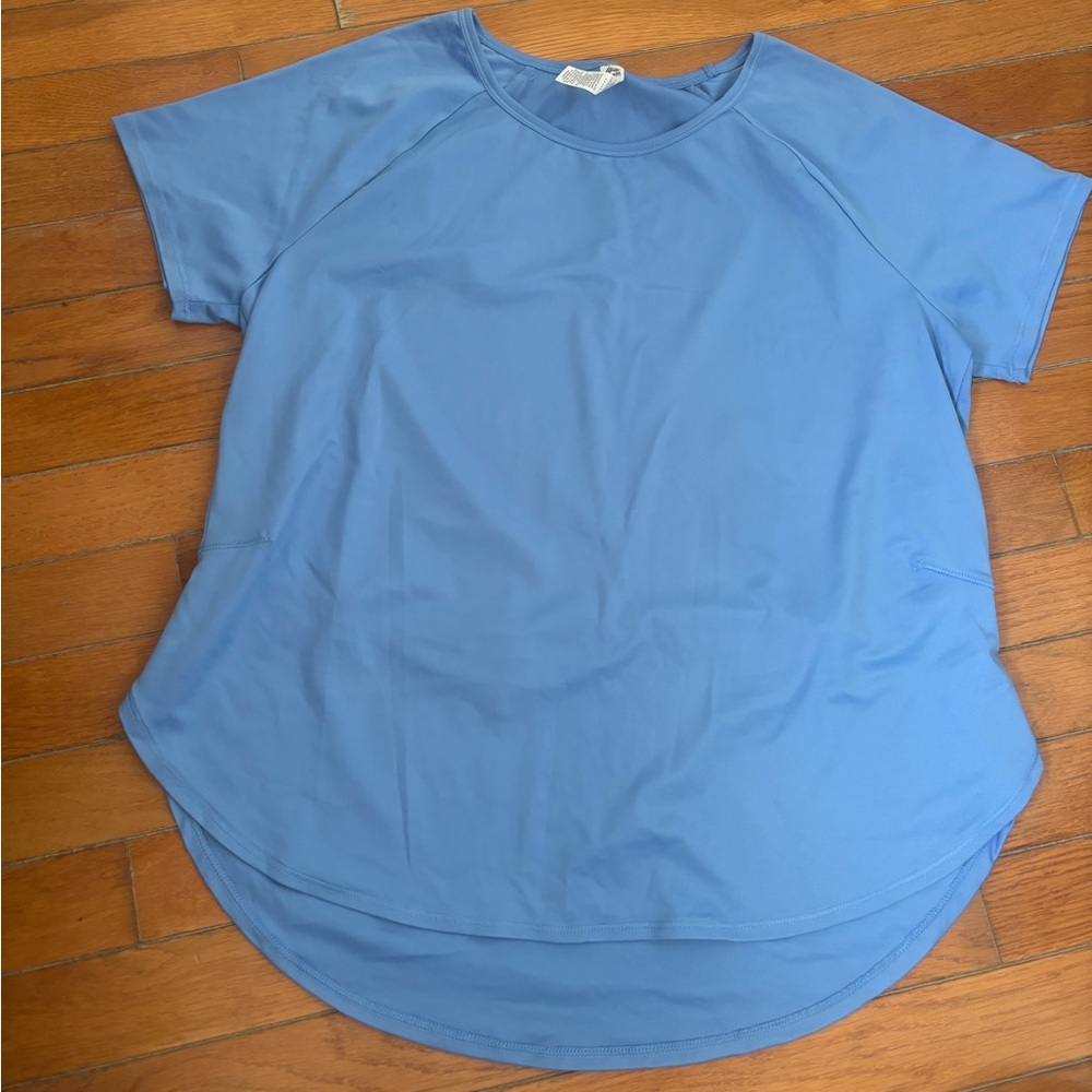 RBX Sky Blue Activewear Top